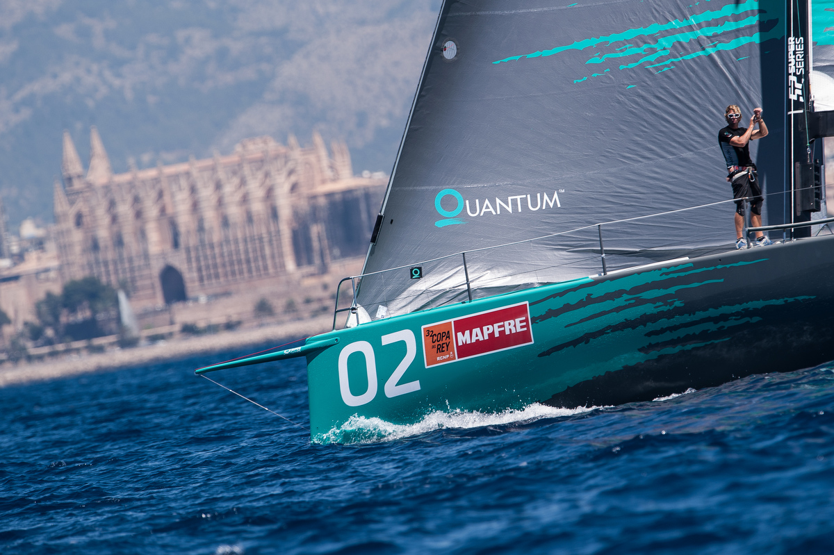 PALMA DE MALLORCA, SPAIN - 31 JUL:  during coastal race on day three of 32 Copa de Rey Mapfre de Vela at Real Club Náutico de Palma on July 30 2013 in Palma, Spain. Photo by Xaume Olleros / 52 Super Series